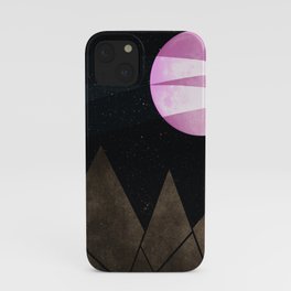 Pink Moon  iPhone Case