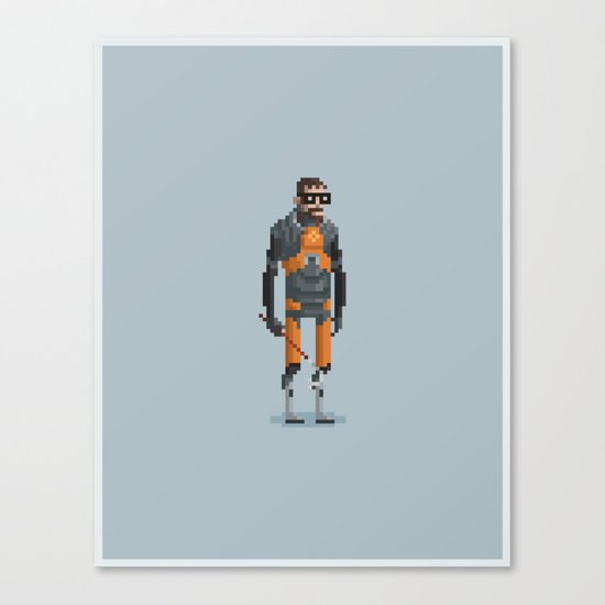 Man With a Crowbar Canvas Print