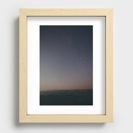 Night sky over the Rwandan countryside Recessed Framed Print