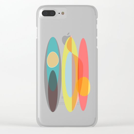 SURF #Society6 #decor #buyArt Clear iPhone Case