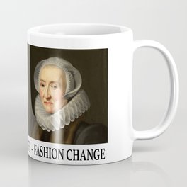 When Times Are Ruff - Fashion Change (black text) Mug