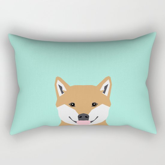 Cassidy - Shiba Inu gifts for dog lovers and cute Shiba Inu phone case for Shiba Inu owner gifts Rectangular Pillow