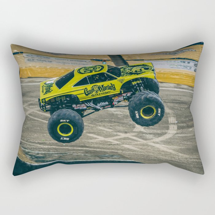 monster truck plush pillow