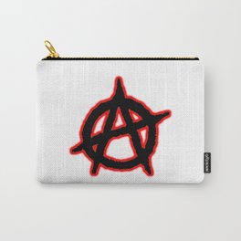ANARCHIST SIGN WITH RED SHADOW. Carry-All Pouch