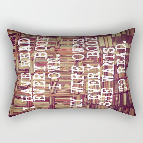 Books Rectangular Pillow