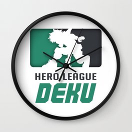 Deku Hero League Wall Clock