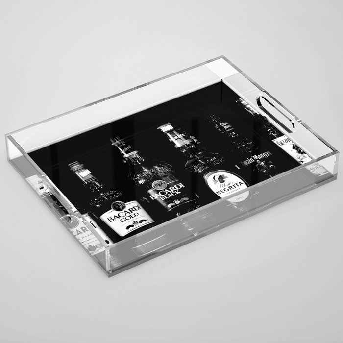 Liquor Store - B&W Acrylic Tray