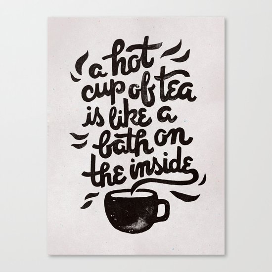 Hot Tea Canvas Print