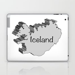 Iceland 3D Map Laptop Skin