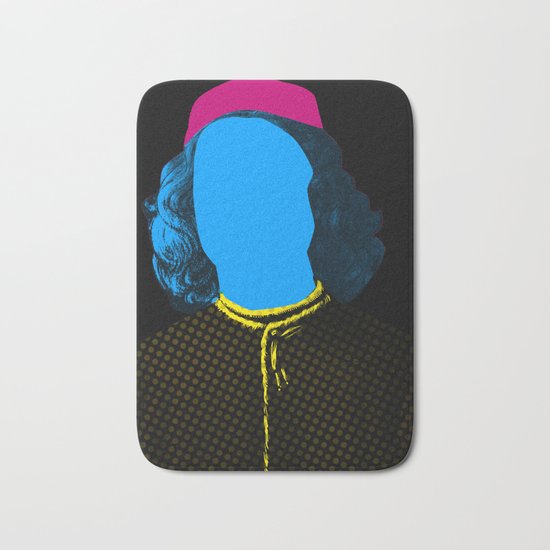Pop Portrait Disaster 3 Bath Mat