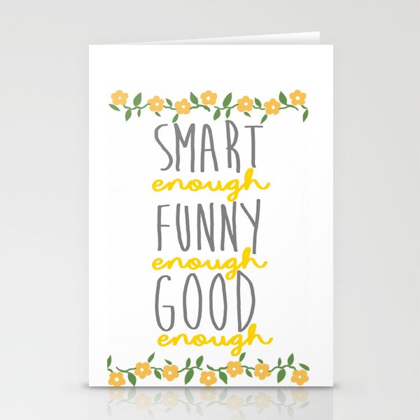 Daily Affirmations Stationery Cards