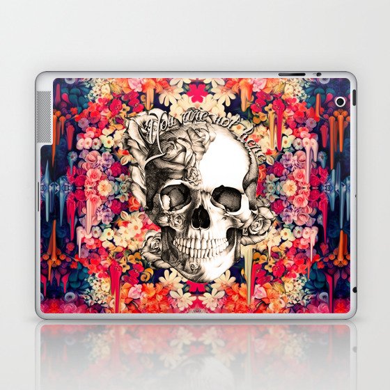 You are not here Day of the Dead Rose Skull. Laptop & iPad Skin