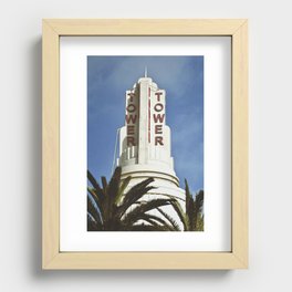 tower theater Recessed Framed Print