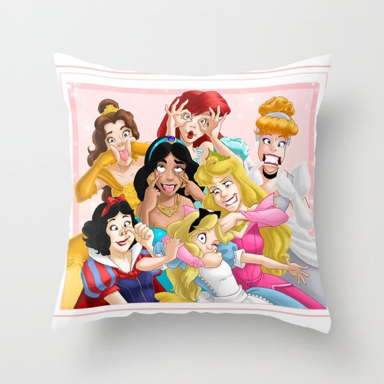 Smile for the Camera Throw Pillow