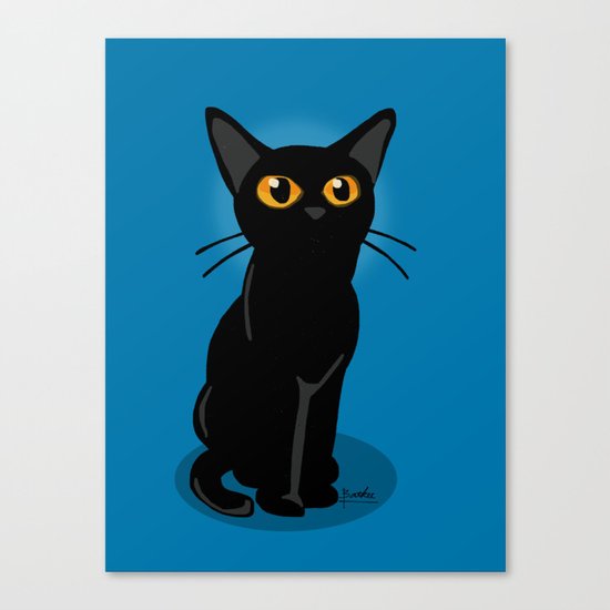 Looking at something Canvas Print