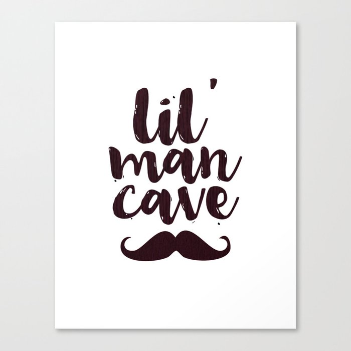 Nursery Wall Decor Baby Boy Gift Printable Art Baby Room Decor Nursery Lil Man Cave Nursery Print Ki Canvas Print By Typohouseart Society6