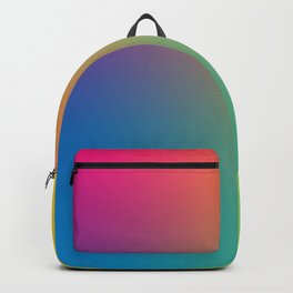 SMILAH: Unedited - Rainbow Gradient Backpack | Rainbow, Pop, Colorful, Bright, Pattern, Smilah, Pop Art, Digital, Watercolor, Smilahunedited 