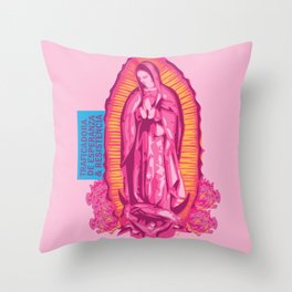Virgen de Guadalupe Throw Pillow