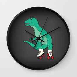 Tyrollersaurus Rex Wall Clock