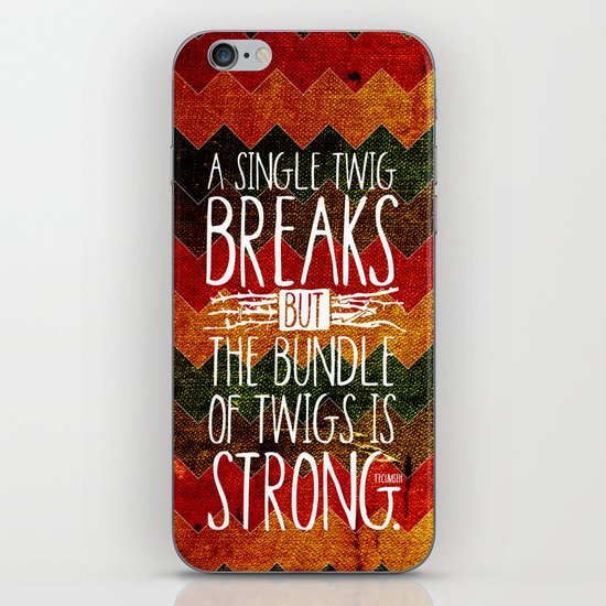 Tecumseh Quote iPhone & iPod Skin