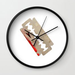 Razor Blade Wall Clock