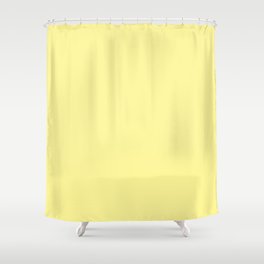 Pastel Yellow Shower Curtain