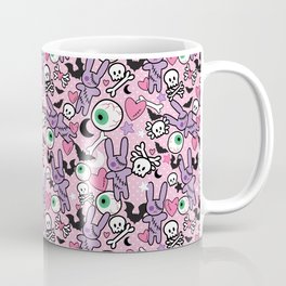 Pastel Goth Bunny Eyeball Mug