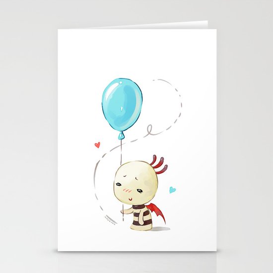 Balloon 2 Stationery Cards