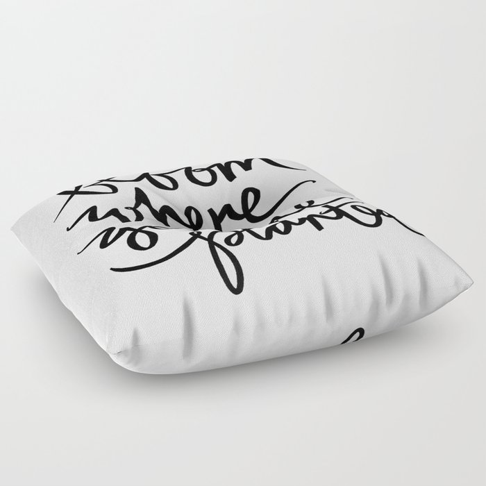 bloom where you are planted Floor Pillow