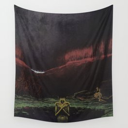 Untitled (Hell), by Zdzisław Beksiński Wall Tapestry