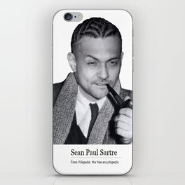 Sean Paul Sartre iPhone Skin