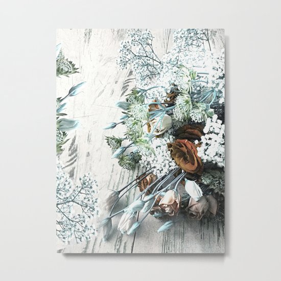Bouquet Brocante Metal Print
