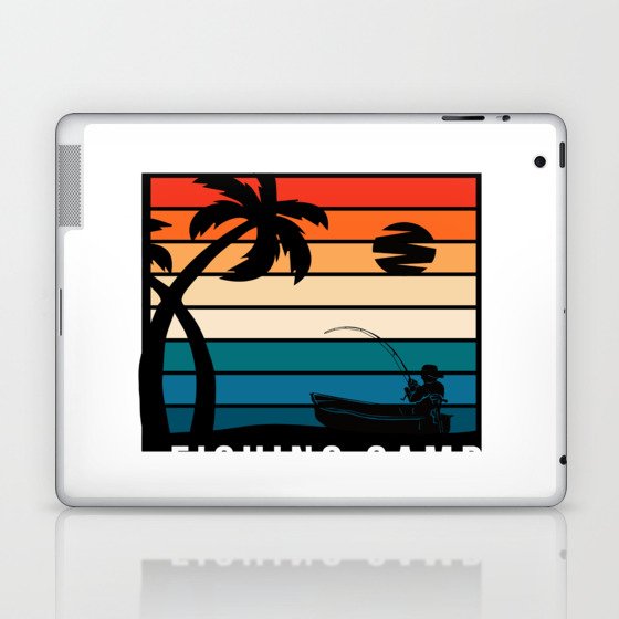 Summer Holiday Fishing Camp Laptop & iPad Skin