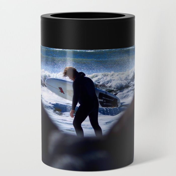 listen to the surf Can Cooler