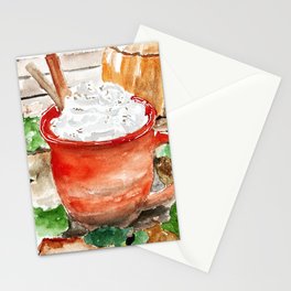 Pumpkin Latte - Watercolor Stationery Cards