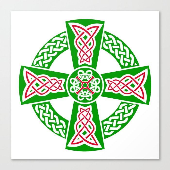 Celtic cross Canvas Print