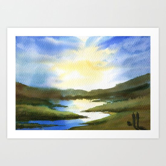 Sunburst Art Print