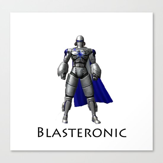 Blasteronic Canvas Print