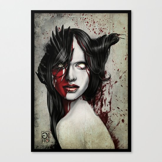 "Walk In Darkness" Canvas Print
