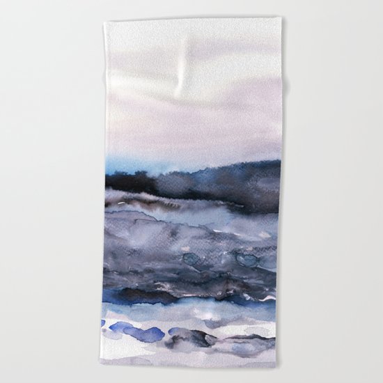 layers of colour 2 Beach Towel