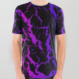 Cracked Space Lava - Pink/Blue All Over Graphic Tee