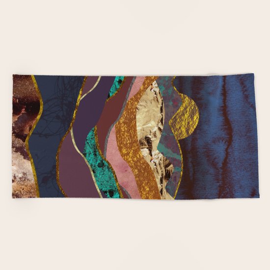 Color Fields Beach Towel