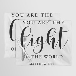 You are the Light of the World, Matthew 5:14 Placemat