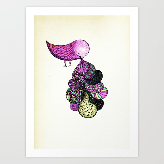 and your bird can puke Art Print