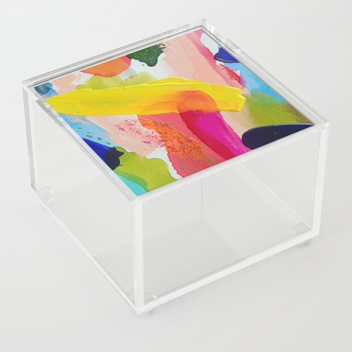 Tiny Rainbow Acrylic Box