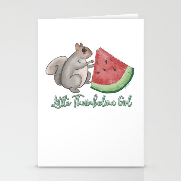Watermelon Thumbelina Stationery Cards