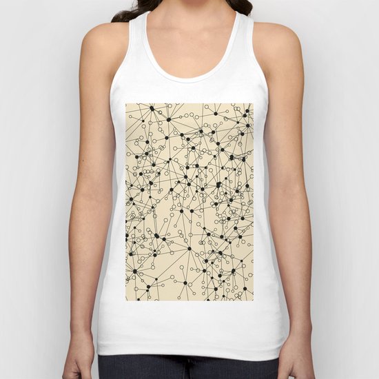 Stars sky map Unisex Tank Top