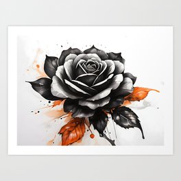fantasy flower -12- Art Print