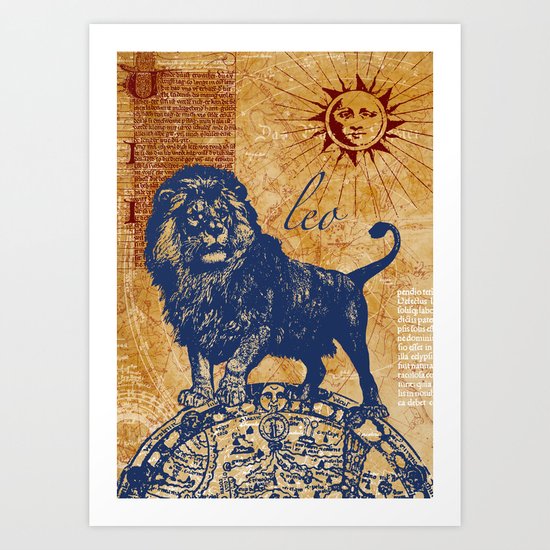 leo | löwe Art Print