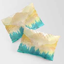 Summer Mountain Sunrise Pillow Sham